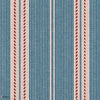 Berber Stripes papel pintado en Blue de Mind the Gap
