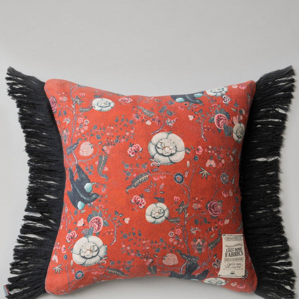 Black Bird cojín en Red/Black de Mind the Gap