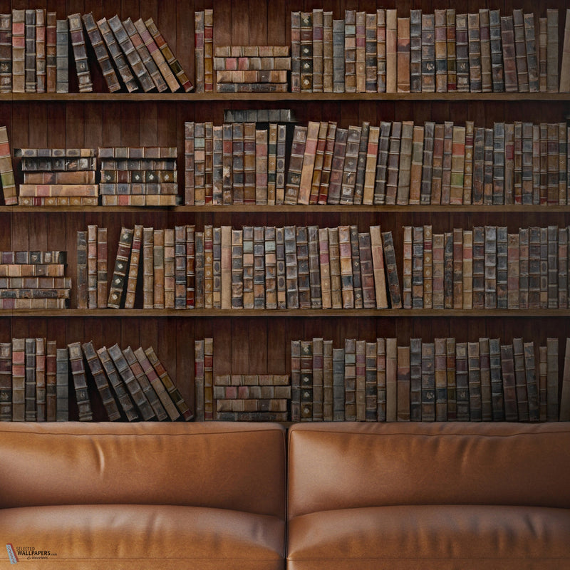 Book Shelves behang van Mind the Gap — interieur