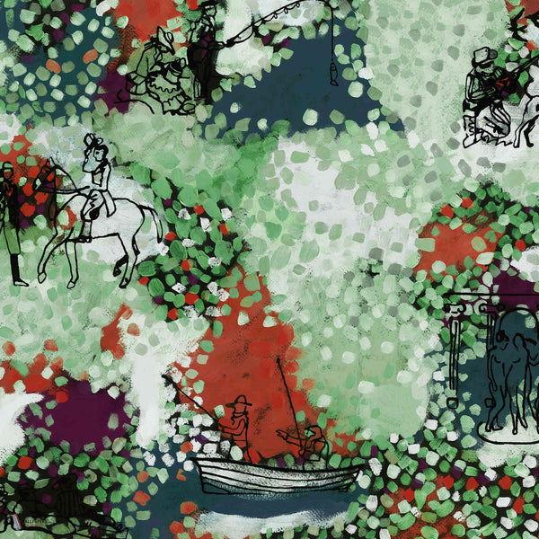 Castle'S Garden behang in Multicolor van Mind the Gap
