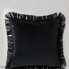 Charcoal cushion in Black/Black by Mind the Gap