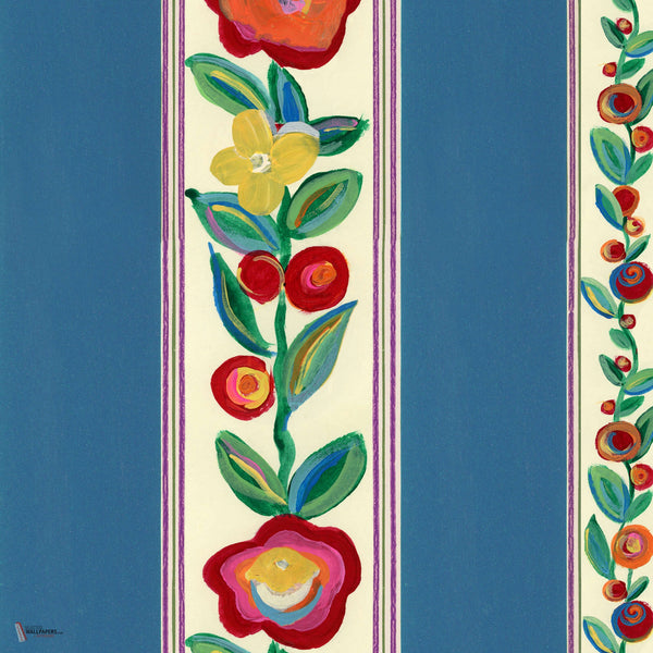 Dainty Flowering behang in Azure van Mind the Gap