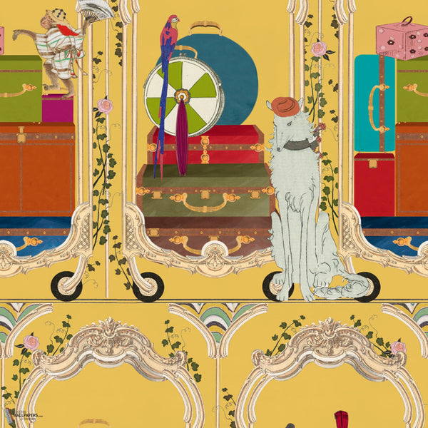 Fancy Trip carta da parati in Lemon di Mind the Gap