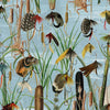 Fishing Flies Tapete in Aquamarine von Mind the Gap