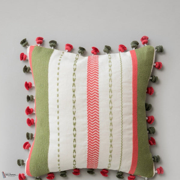 Handwerklich coussin en Green/Red de Mind the Gap