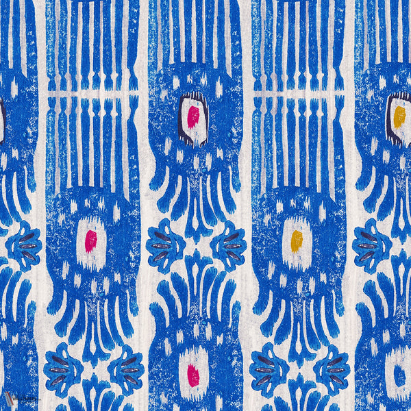 Ikat wallpaper in Carnival by Mind the Gap