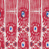 Ikat wallpaper in Raspberry Ripple by Mind the Gap
