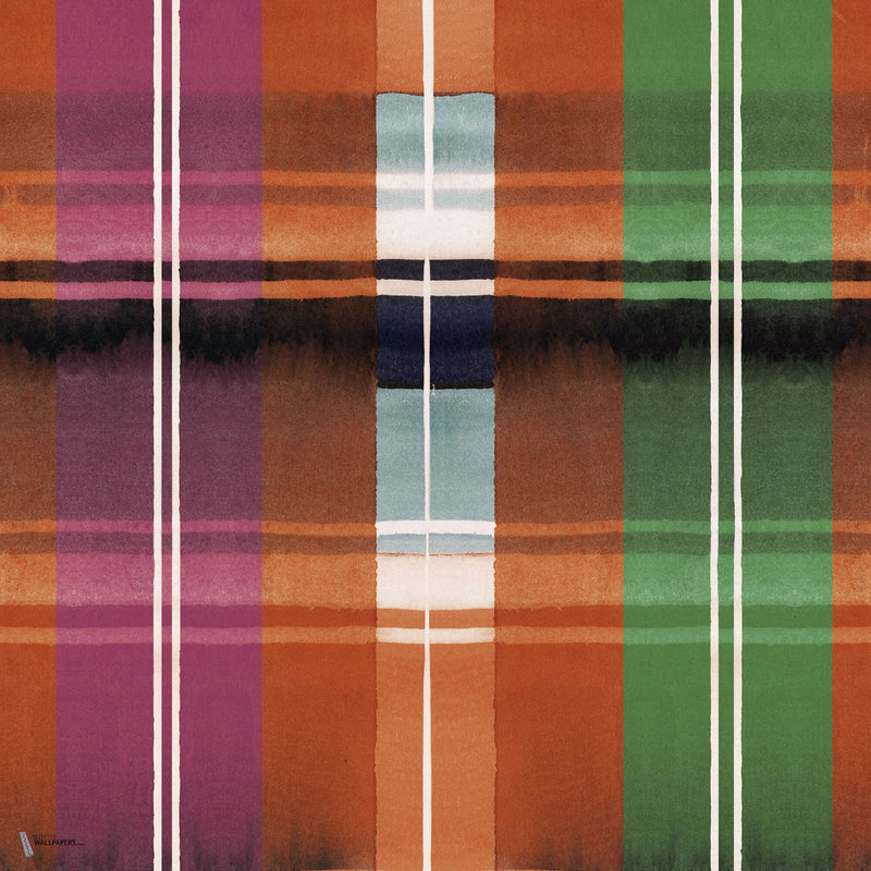 Kerschdorf wallpaper in Plaid Carrot by Mind the Gap