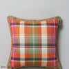 Kerschdorf Plaid Kissen in Carrot von Mind the Gap