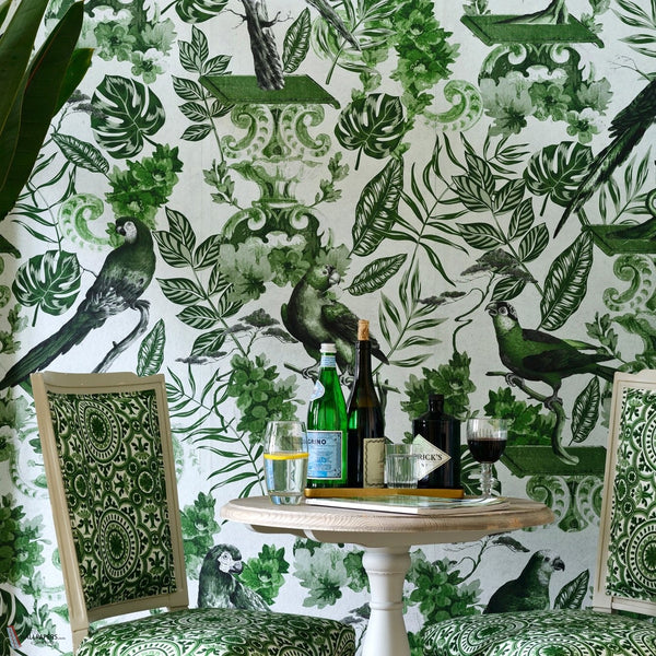 La Voliere wallpaper by Mind the Gap — interior