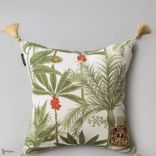 Madagascar coussin en Beige/Green de Mind the Gap