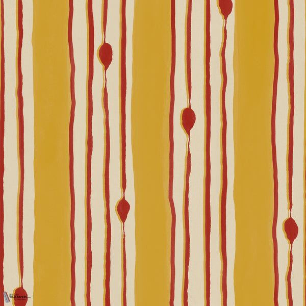 Minuano wallpaper in Lemon by Mind the Gap