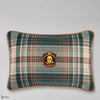Monterey Plaid cushion in Green by Mind the Gap