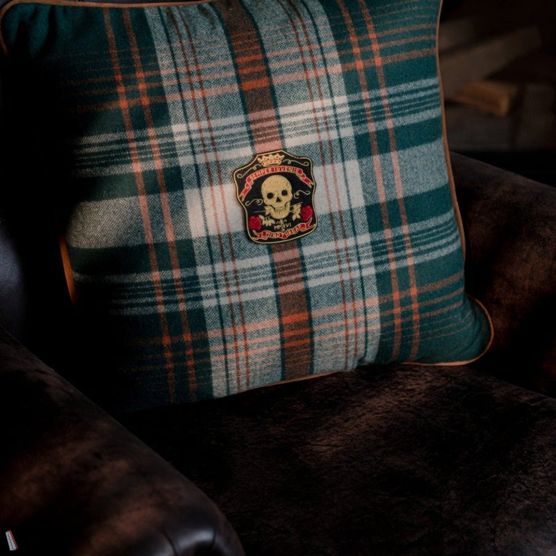 Monterey Plaid cushion by Mind the Gap — interior