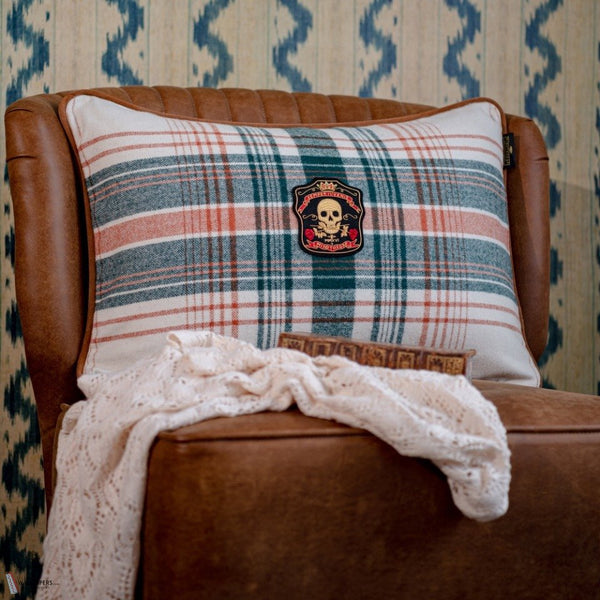Monterey Plaid cushion by Mind the Gap — interior