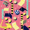 Moto Bello papel pintado en Pink de Mind the Gap