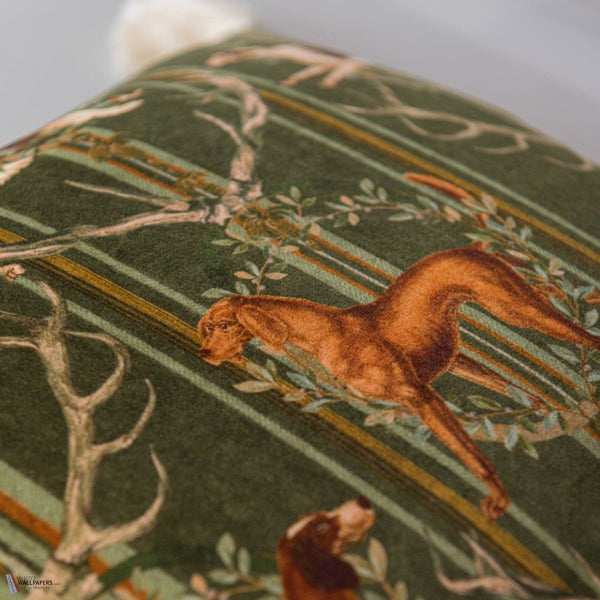 Mountain Dogs cushion by Mind the Gap — detail