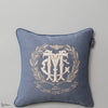 MTG Bullion coussin en Blue/Cream de Mind the Gap