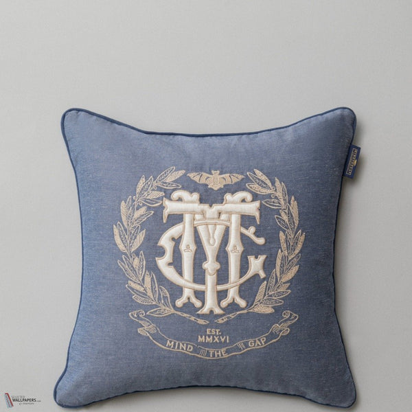 MTG Bullion coussin en Blue/Cream de Mind the Gap