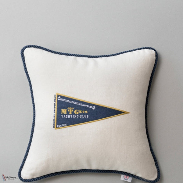 MTG Yachting Club Kissen in White/Navy von Mind the Gap