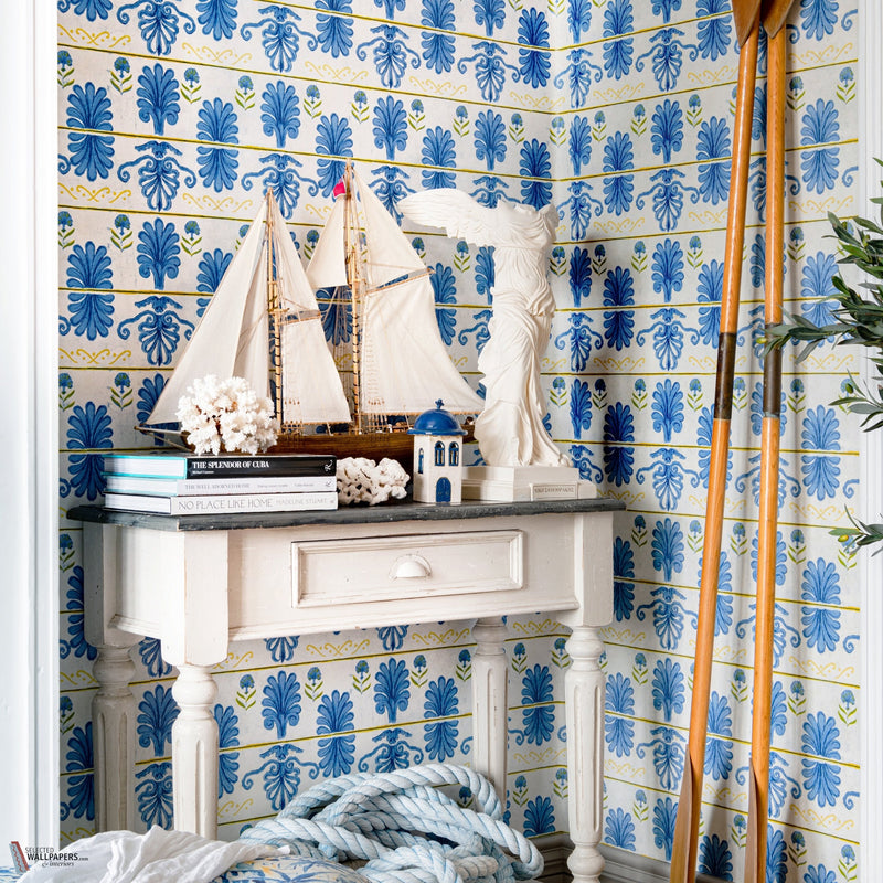 Mykonos Villa Motif papier peint de Mind the Gap — intérieur