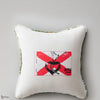 Naval Flag II Kissen in White/Red von Mind the Gap