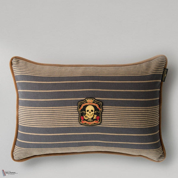 Newport Stripes kussen in Navy/Tan van Mind the Gap