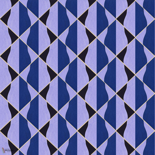 Onde carta da parati in Blue di Mind the Gap