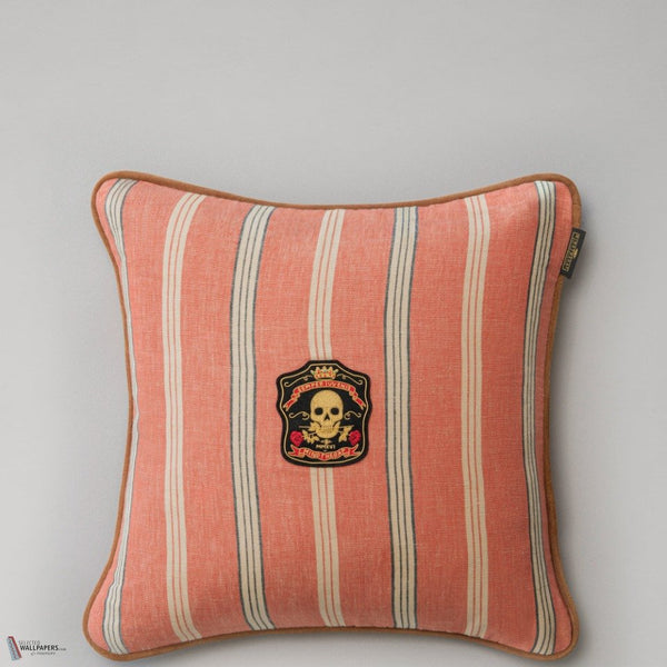 Oregon Stripes coussin en Orange Washed de Mind the Gap