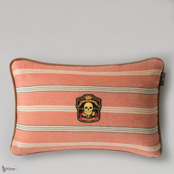 Oregon Stripes coussin en Orange Washed de Mind the Gap