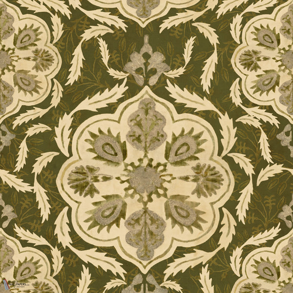 Ottoman papier peint en Green de Mind the Gap