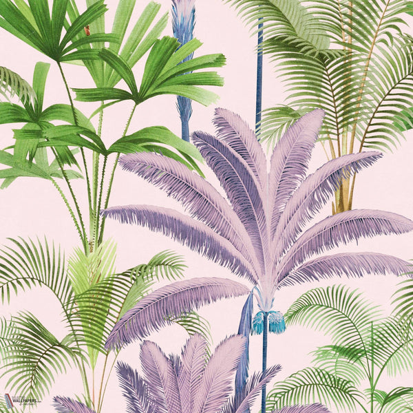 Palmeras papier peint en Pink de Mind the Gap