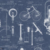Patents papier peint en Blauw de Mind the Gap