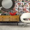 Retro Ads behang van Mind the Gap — interieur