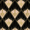 Revival papel pintado en Black de Mind the Gap