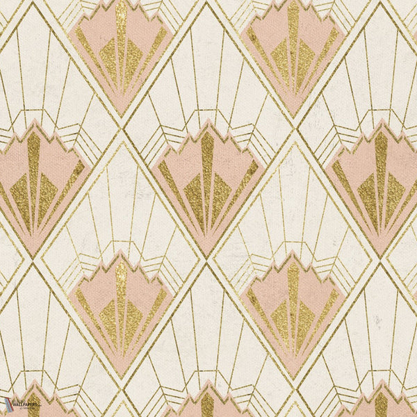 Revival papel pintado en Taupe de Mind the Gap