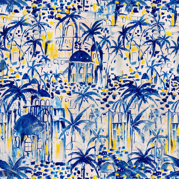 Rhodes wallpaper in Blue by Mind the Gap