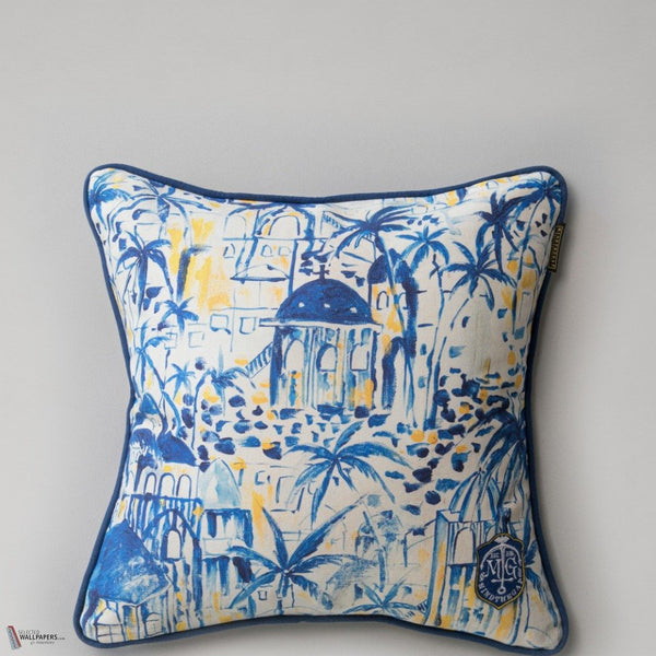 Rhodes Kissen in Blue/White von Mind the Gap