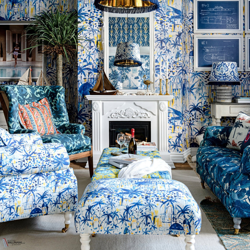 Rhodes wallpaper by Mind the Gap — interior