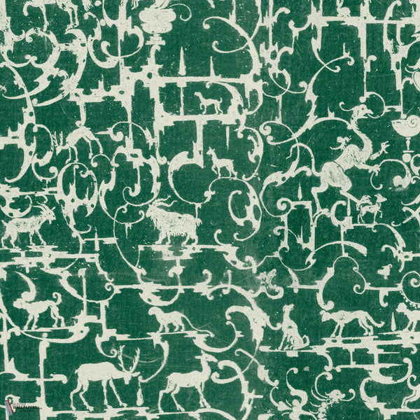 Royal Hunting behang in Green van Mind the Gap