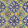 Sardegna Tiles papier peint en Blue de Mind the Gap