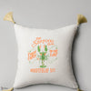 Seafood Bar Kissen in White/Orange von Mind the Gap