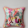 Statuario Embroidered cuscino in Fucsia/White di Mind the Gap