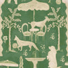 The Hidden Realm wallpaper in Emerald by Mind the Gap