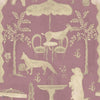 The Hidden Realm wallpaper in Mauve by Mind the Gap