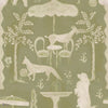 The Hidden Realm wallpaper in Sage by Mind the Gap