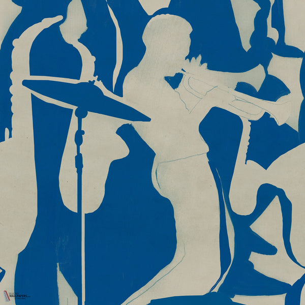 Tripping papier peint en Blue de Mind the Gap