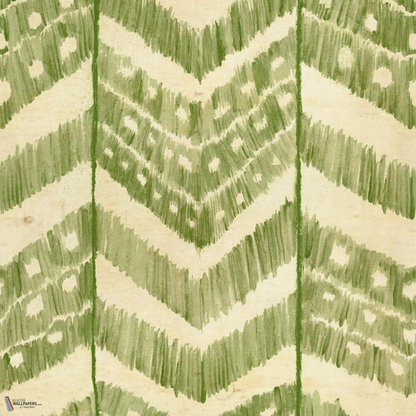 Turkish ikat wallpaper in Foliage by Mind the Gap