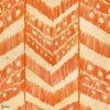 Turkish ikat wallpaper in Tangerine by Mind the Gap