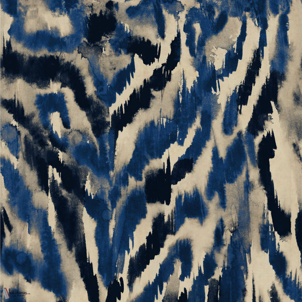 Zebrato Tapete in Blue von Mind the Gap